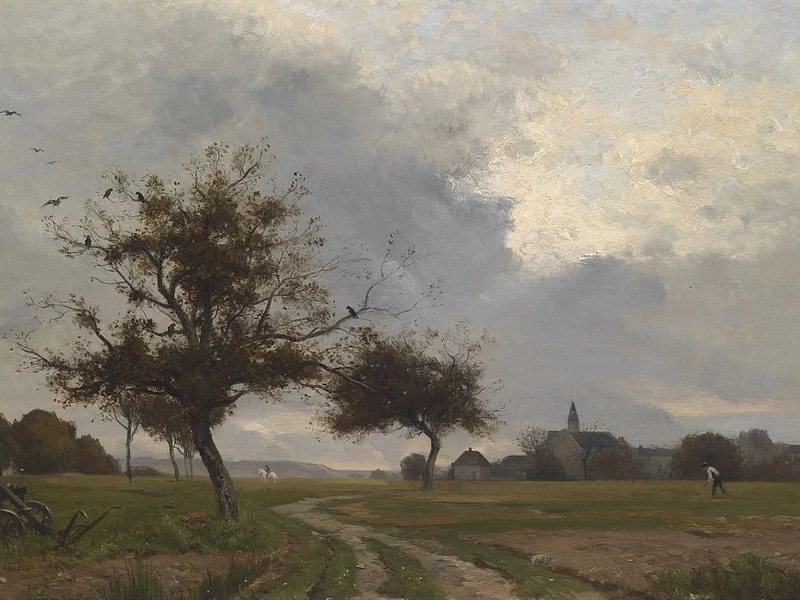 1820-Eugène Lavieille - Nel campo